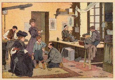 Le Tailleur, Krawiec (kolor lito) autorstwa French School
