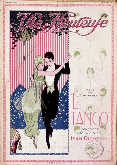 Le Tango, komedia państwa Jean Richepin - w "Happy Life" z 05.01.1914 r. autorstwa French School