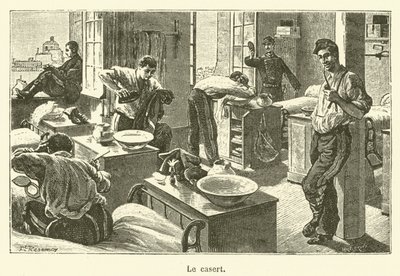 Le casert (grawerunek) autorstwa French School