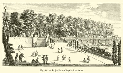 Ogród Regnarda w 1650 autorstwa French School
