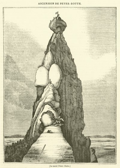 Góra Peter-Botte (grawerunek) autorstwa French School