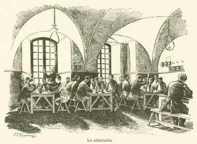 Refektarz (rycina) autorstwa French School