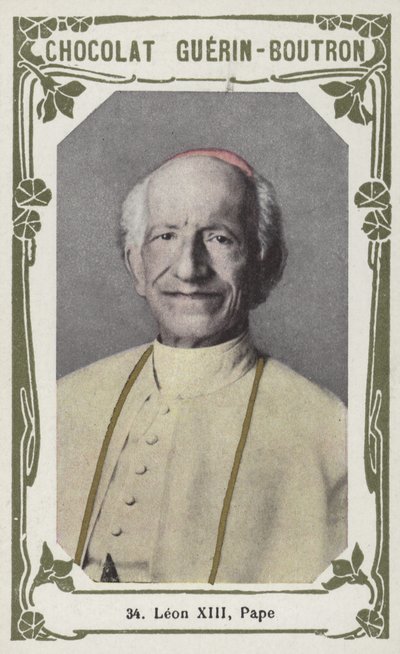 Leon XIII, Pape (zdjęcie kolorowe) autorstwa French School