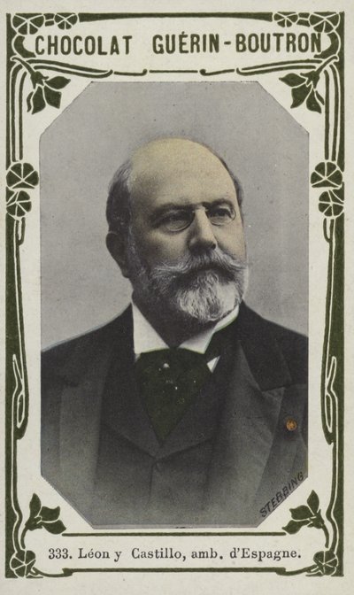 Leon y Castillo, ambasador dEspagne (kolorowe zdjęcie) autorstwa French School