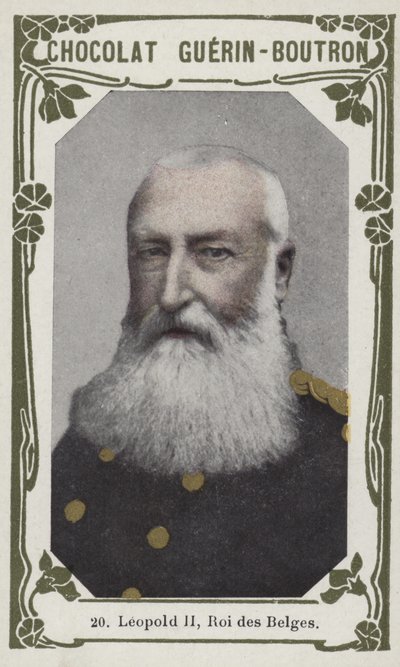 Leopold II, król Belgów (kolorowe zdjęcie) autorstwa French School