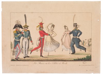 Rosjanie lub alianci w Tivoli autorstwa French School