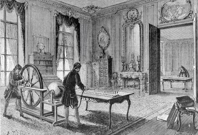 Lesages Telegraph autorstwa French School