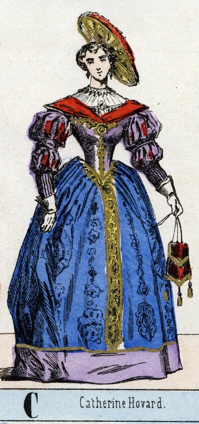 Litera C jako Catherine Howard lub Catherine Howard (Kathryn lub Kathryn autorstwa French School