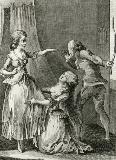 Wyzwolenie - w „Historii dzień po dniu kobiety Republiki Francuskiej”, Restif de La Bretonne (1734-1806), Genewa 1791-1794. autorstwa French School