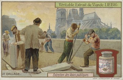 Karta Liebiga z utrzymaniem dróg autorstwa French School