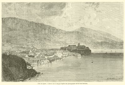 Wyspa Lipari (rycina) autorstwa French School