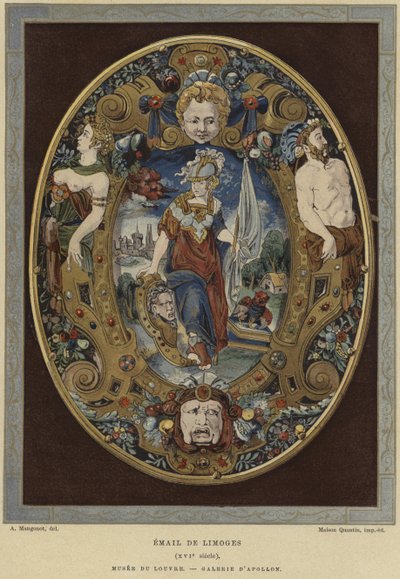 Emalia Limoges, XVI wiek autorstwa French School