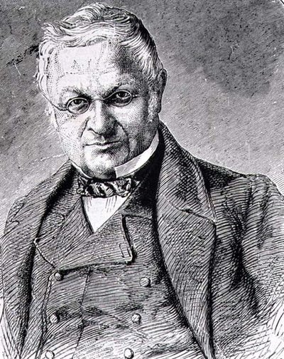 Louis-Adolphe Thiers (1797-1877) francuski mąż stanu, historyk i dziennikarz (grafika) autorstwa French School