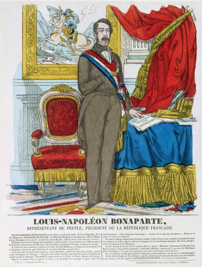Ludwik Napoleon Bonaparte (1808-73) przyszły Napoleon III autorstwa French School