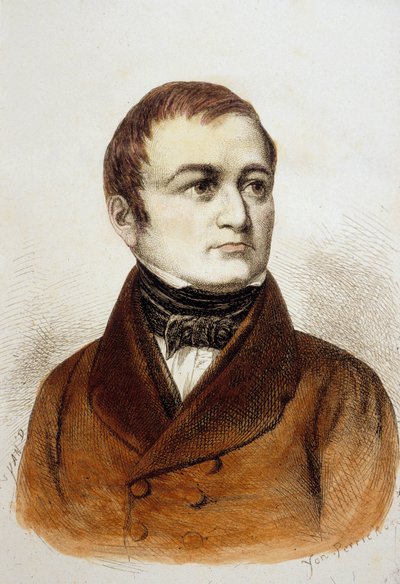 Louis Adolphe Thiers (kolorowy grawerunek) autorstwa French School