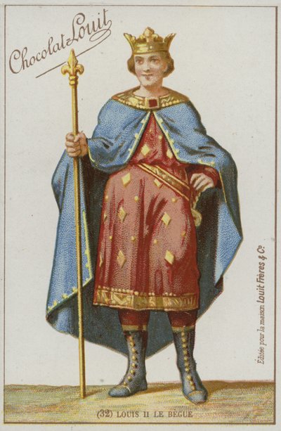 Ludwik II i Begue autorstwa French School