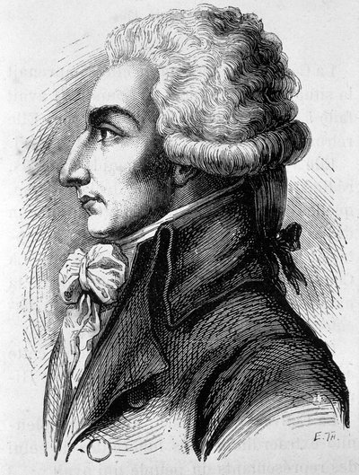 Louis Michel Lepeletier, markiz de Saint-Fargeau (Saint Fargeau), polityk francuski (1760-1793) - w „Historii Francji” Henri Martina autorstwa French School