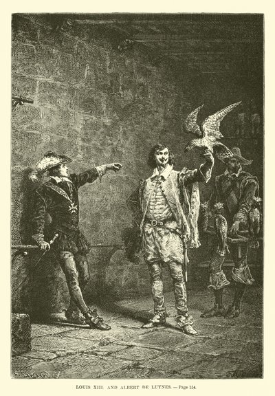 Ludwik XIII i Albert de Luynes autorstwa French School