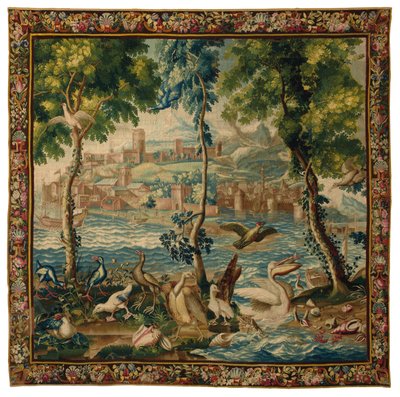 Gobelin „porty morskie” Ludwika XIV Beauvais, ok. 1700 autorstwa French School