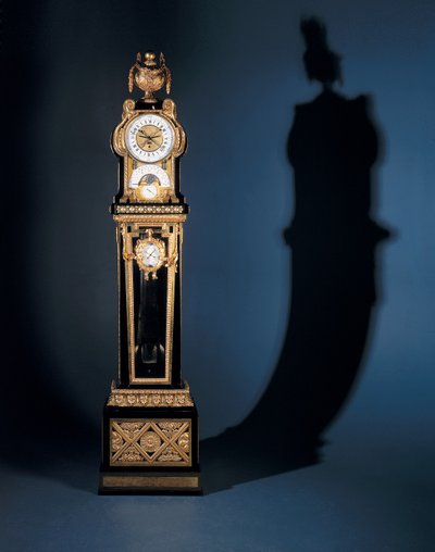 Ludwik XVI Grande Sonnerie Astronomical Perpetual Calendar Regulateur de Parquet (heban z oprawą ormolu) autorstwa French School