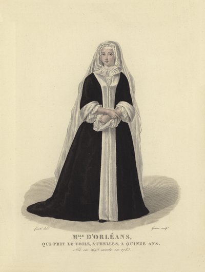 Louise Adelaide z Orleanu, francuska księżniczka autorstwa French School
