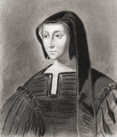 Ludwika Sabaudzka, księżna Angouleme (1476-1531) i regentka Francji (akwaforta) autorstwa French School