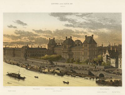 Luwr pod Ludwikiem XIV, 1663 autorstwa French School