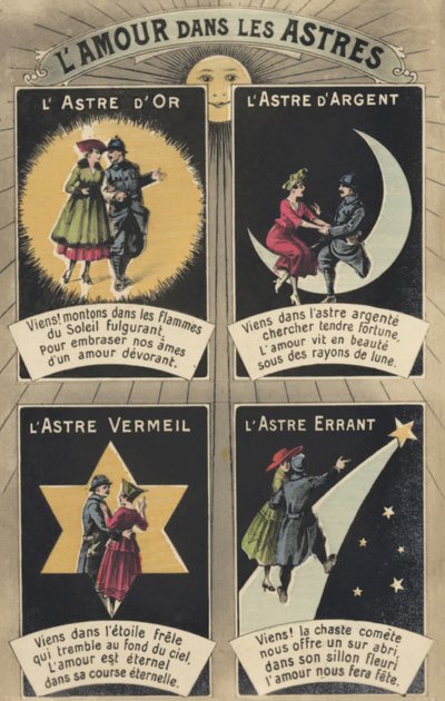 Miłość w gwiazdach (kolor lito) autorstwa French School