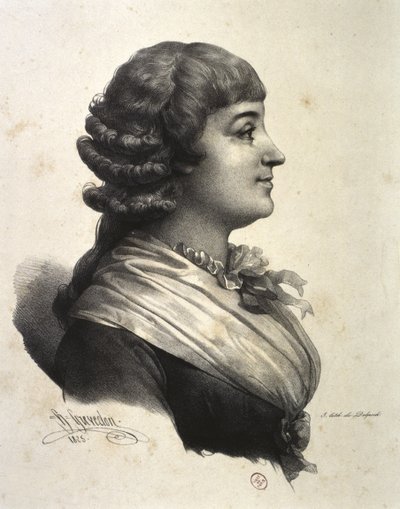 MADAME ROLAND (Marie-Jeanne Roland de la Platière) autorstwa French School
