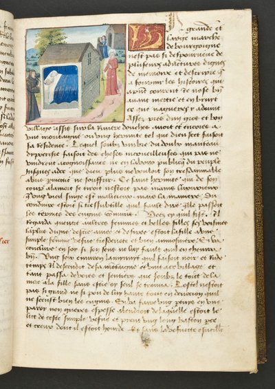 MS Hunter 252 030r Strona ze stu nowych wiadomości, c.1461-62 autorstwa French School