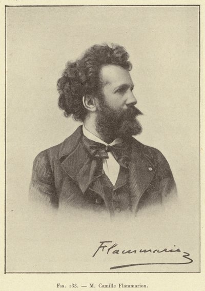 M Camille Flammarion (grawerunek) autorstwa French School