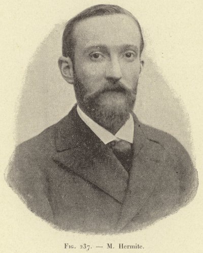 M Hermite (grawerowanie) autorstwa French School