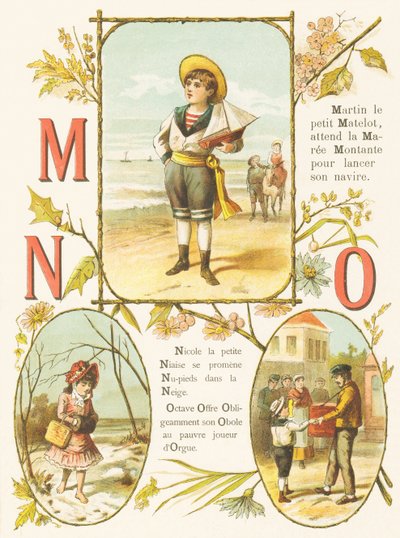 M N W: Marynarz, Maree, Niaise, Boso, Śnieg, Obole, Organ autorstwa French School