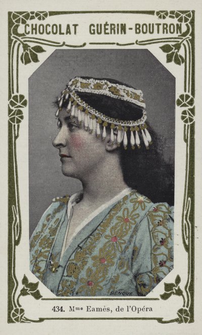 Madame Eames, de lOpera (kolorowe zdjęcie) autorstwa French School