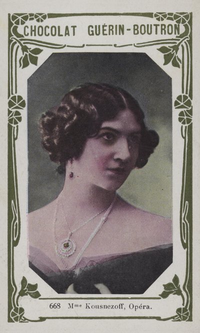 Madame Kousnezoff, Opera (kolorowe zdjęcie) autorstwa French School