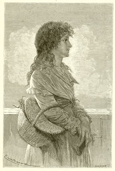Madame Roland w dzieciństwie autorstwa French School