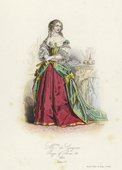 Madame de Grignan, francuska arystokratka czasów Ludwika XIV autorstwa French School