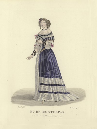 Madame de Montespan, kochanka króla Francji Ludwika XIV autorstwa French School