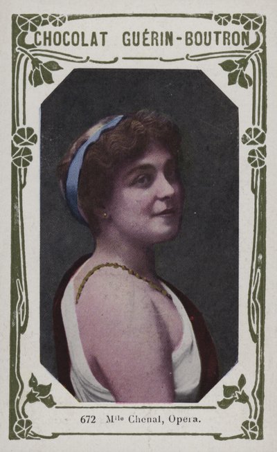 Mademoiselle Chenal, Opera (kolorowe zdjęcie) autorstwa French School