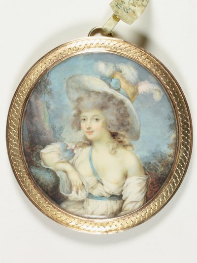 Mademoiselle Hall autorstwa French School