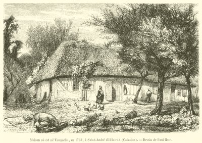 Dom, w którym urodził się Vauquelin, w 1763 r., w Saint-Andre d