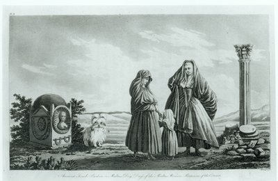 Kobiety maltańskie, ze starożytnej i współczesnej Malty autorstwa Pierre Marie Louis de Boisgelin de Kerdu, opublikowane w 1805 r. autorstwa French School