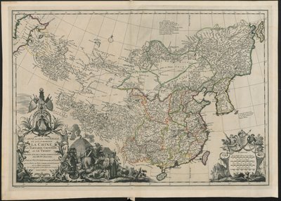 Mapa Chin, autorstwa French School