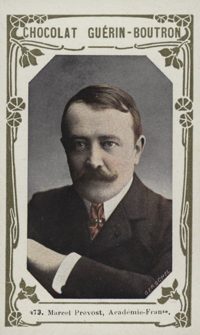 Marcel Prevost, Academie-Francaise (kolorowe zdjęcie) autorstwa French School