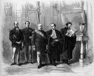 Marszałek Francois Achille Bazaine (Francois-Achille autorstwa French School