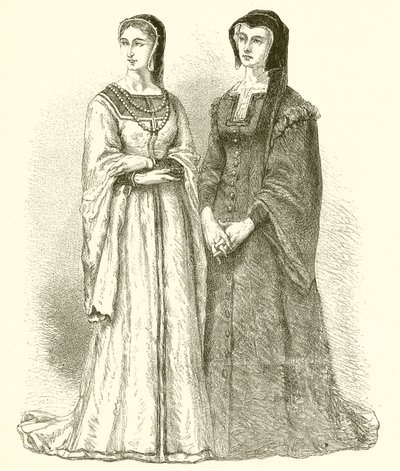 Margaret of Valois i Louise de Savoy autorstwa French School