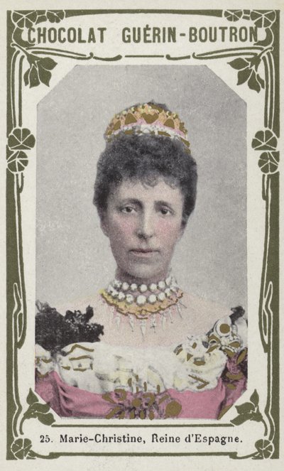 Marie-Christine, Reine dEspagne (kolorowe zdjęcie) autorstwa French School