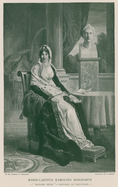 Marie-Laetitia Ramolino Bonaparte autorstwa French School