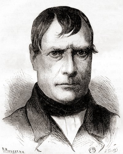 Marie Jean Pierre Flourens, z „Les Merveilles de la Science”, wydana ok. 1870 r. (lito) autorstwa French School