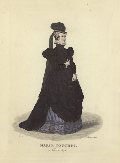 Marie Touchet, kochanka króla Francji Karola IX autorstwa French School